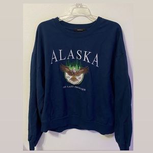 forever 21 blue alaska long sleeve